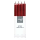 CANDLE,Dinner,Burgundy Red Metallic 25cm CDU