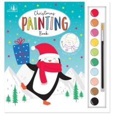 XMAS PAINTING BOOK,with Paint Set