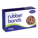 RUBBER BANDS, No. 34  454g Natural Bxd