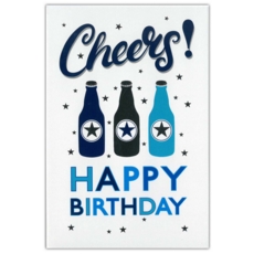 GREETING CARDS,Birthday 6's Beer Bottles
