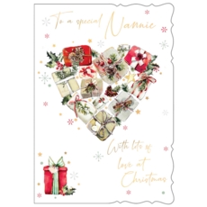 XMAS CARDS,Nannie 6's Heart Made Of Presents (Was 1.15)