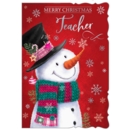 XMAS CARDS,Teacher 6's Snowman