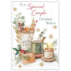 XMAS CARDS,Special Couple 6's Mugs & Candle