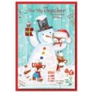 XMAS CARDS,Teacher 6's Snowman & Woodland Animals