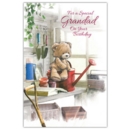 BIRTHDAY CARDS,Grandad 12's Teddy with Toolbox (Was 0.85)