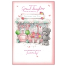 BIRTHDAY CARDS,Granddaughter 12's Teddy Umbrella(Was 0.85)