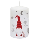 CANDLE,Pillar Gonk 7x12cm (Sub) (Was 5.99)