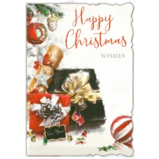 XMAS CARDS,Open 6's Presents under Tree