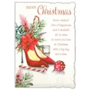 XMAS CARDS,Open 6's Floral Shoes (Was 1.15)