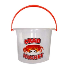 BUCKET,Crab Clear 5 Litre H.183mm W.225mm