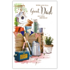 BIRTHDAY CARDS,Dad 6's Gardening (Was 1.10)