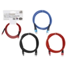 CHARGING & DATA CABLE Type-C to Type-C 3 Asst Col. 1m H/pk