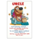 BIRTHDAY CARDS,Uncle 6's Amazing Technology