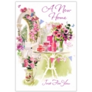 NEW HOME CARDS,6's Floral Garden (Was £0.89)