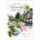 BIRTHDAY CARDS,Husband 6's Pub by the River (Was £0.89)