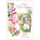 GREETING CARDS,New Home 6's Floral Garden