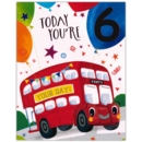 GREETING CARDS,Age 6 Male 12's Bus/Digger