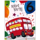 AGE 6 CARDS, 12's Male Bus/Digger (Was 0.85)