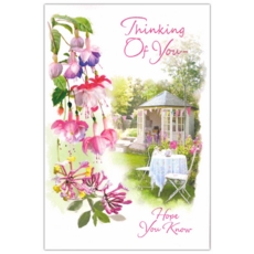 GREETING CARDS,Thinking of You 6's Floral Garden