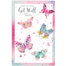 GREETING CARDS,Get Well 12's Butterflies