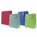 GIFT BAG,Embossed Brights 4 Assorted (Large)