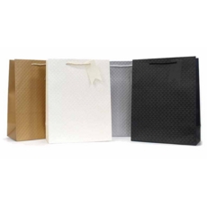 GIFT BAG,Embossed Classics 4 Assorted (Large)