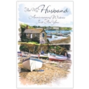 ANNIVERSARY CARDS,Husband 6's Fishing Boats (Was 1.15)