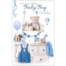 GREETING CARDS,Baby Boy 6's Cuddly Toys & Dungarees