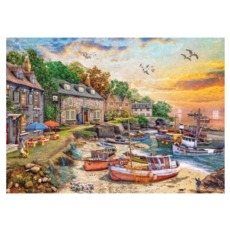 JIGSAW,1000pc.Harbour Cottages (Jumbo)