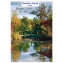 GREETING CARDS,Age 100 6's Bridge over Stream