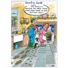 HUMOUR CARDS, 6's Cows Mess