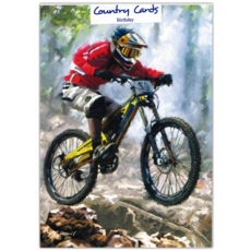 GREETING CARDS,Happy Birthday 6's Mountain Bike