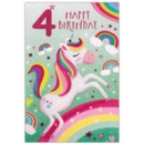 GREETING CARDS,Age 4 Female 12's Mermaid/Unicorn