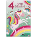 AGE 4 CARDS, Female 12's Mermaid/Unicorn(Was 0.85)