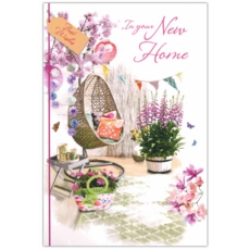 NEW HOME CARDS,12's Floral Garden (Was 0.85)