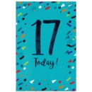 GREETING CARDS,Age 17 Male 12's Stars
