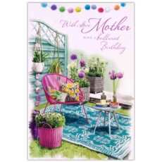BIRTHDAY CARDS,Mother 12's Floral Garden (Was 0.85)