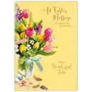 EASTER CARDS,Open 6's Floral Vase