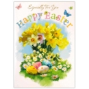 EASTER CARDS,Open 6's Daffodils