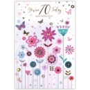 ISABEL'S GARDEN,Age 70 Female Flowers & Butterflies