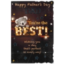 FATHER'S DAY CARDS,Dad 6's Text & Stars