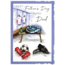 FATHER'S DAY CARDS,Dad 6's Football Changing Room