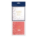THANK YOU CARD,Twin Pack Designer 8's