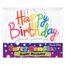 CAKE CANDLES,Happy Birthday Neon H/pk