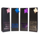 GIFT BAG,Black, 4 Assorted (Bottle)