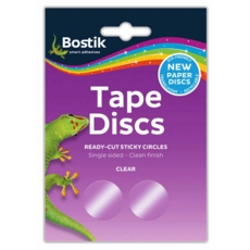 BOSTIK,Tape Discs Clear 120's Translucent Recyclable