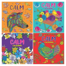 COLOURING BOOK,Calm 4 Asst.