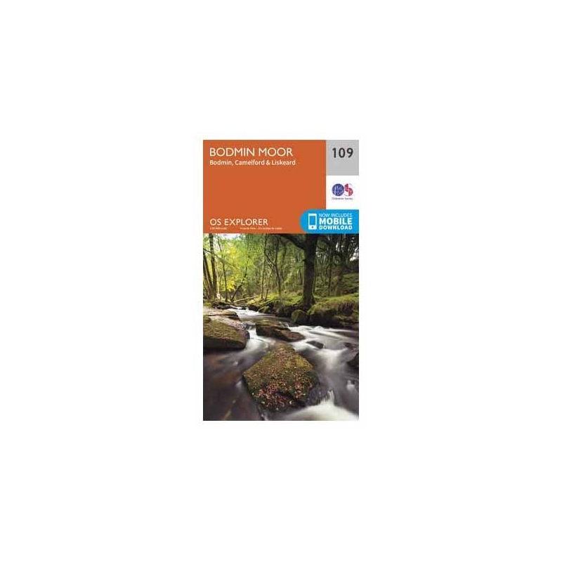 MAP,O/S Bodmin Moor Explorer 2.5in