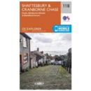 MAP,O/S Shaftesbury & Cranborne Chase 2.5in