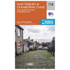MAP,O/S Shaftesbury & Cranborne Chase 2.5in